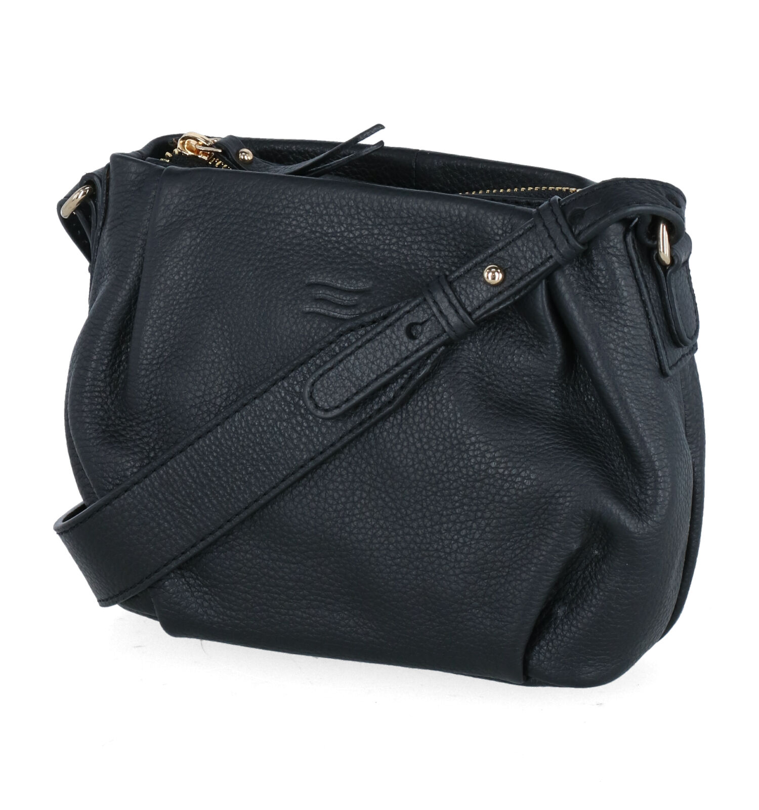 Crinkles Zwarte Schoudertas Dames Schoudertassen Online op TORFS.BE