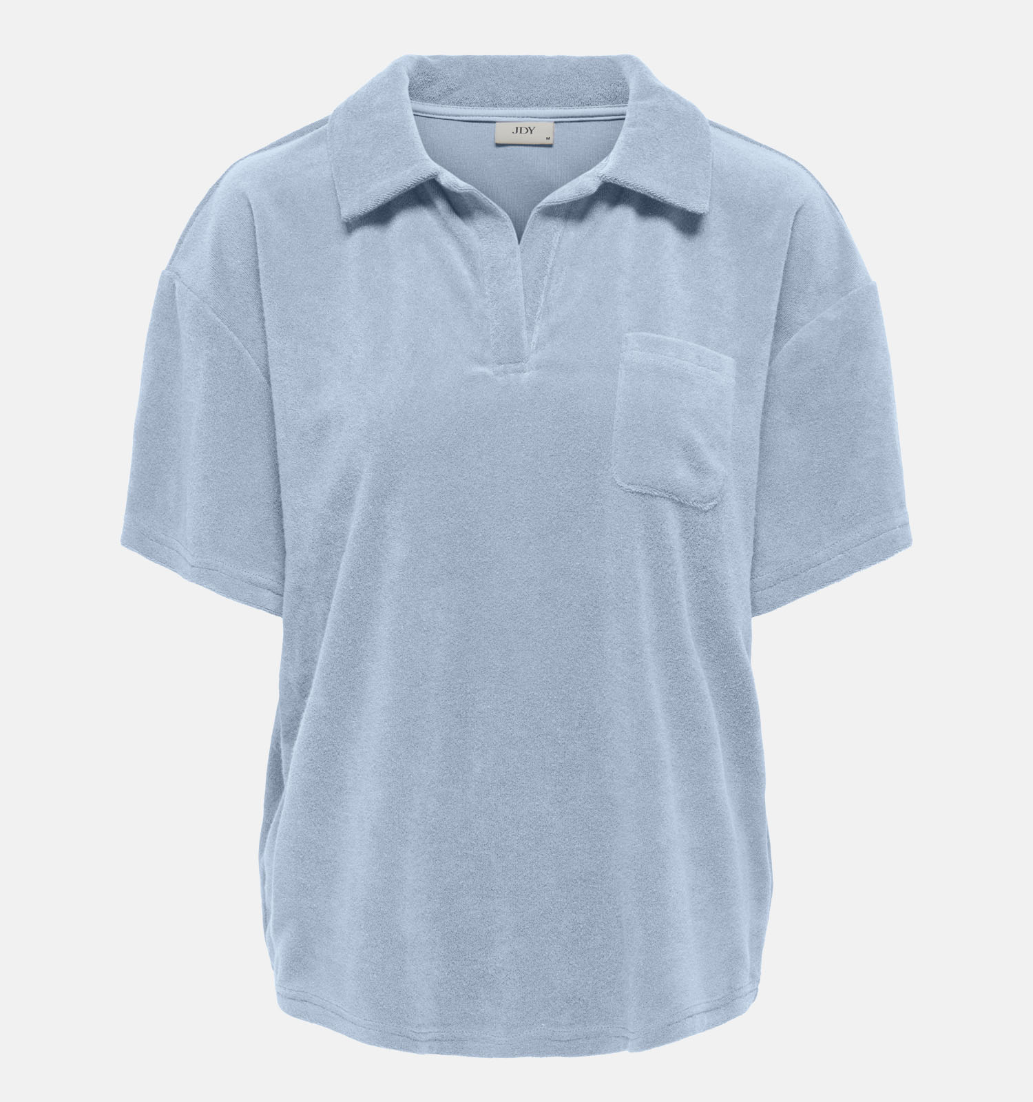 JDY Terry Collar Lichtblauwe Polo T-shirt
