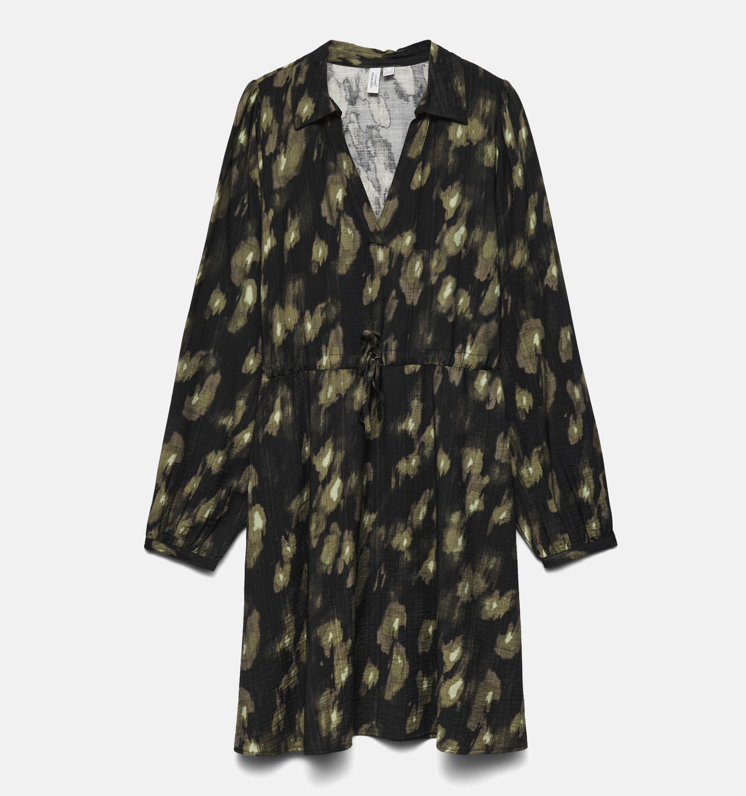 Vero Moda Lanini Zwarte Midi-Jurk