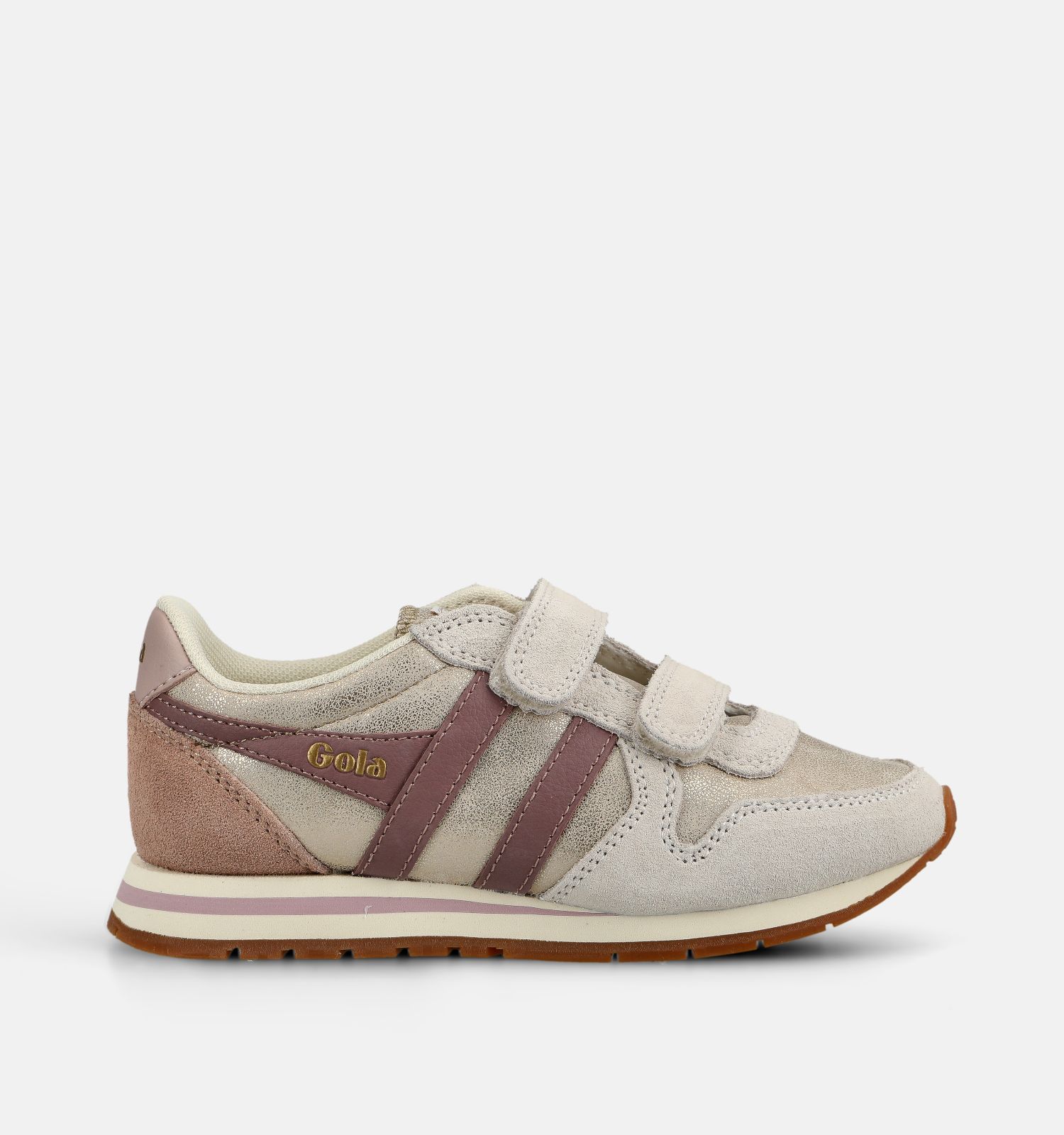 Gola Daytona Blaze Strap Baskets basses en Or