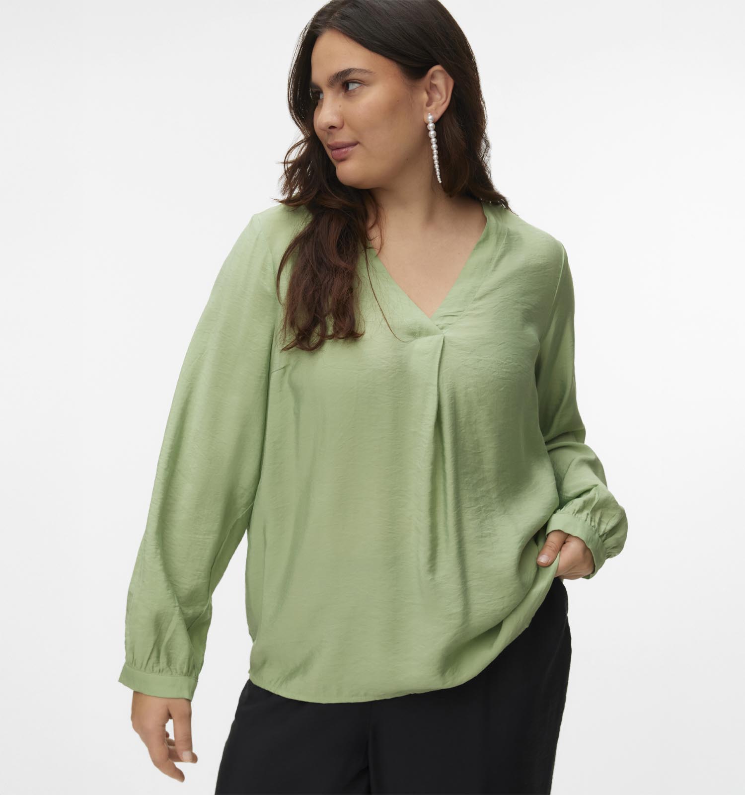 Vero Moda Curve Curli Blouse en Vert