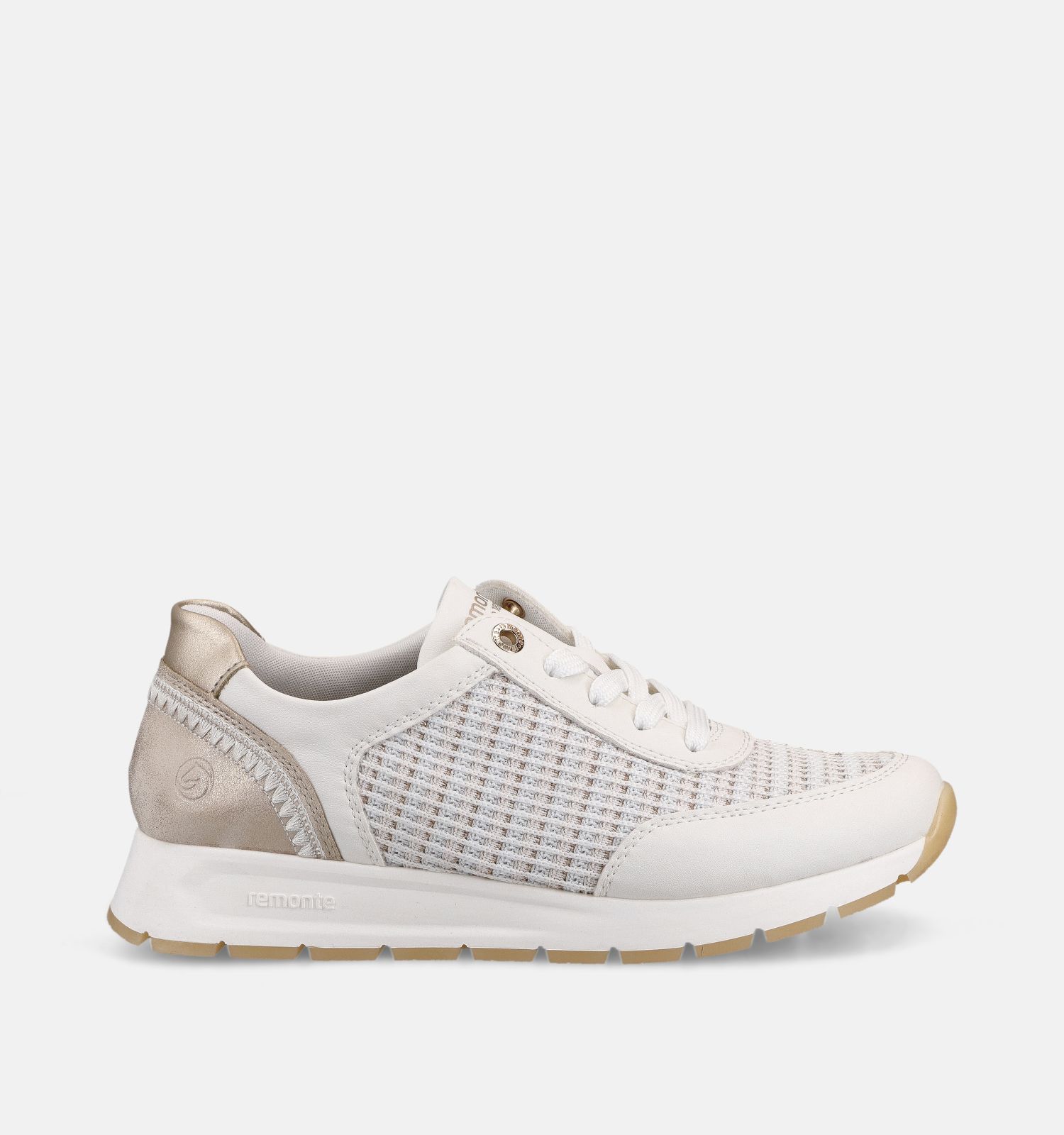 Remonte Witte/Gouden Sneakers