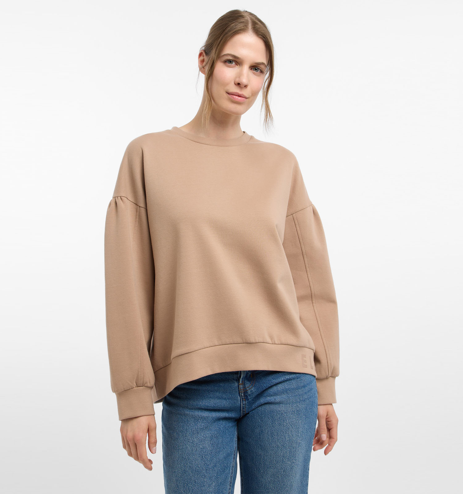 Elbsand Qivi Sweatshirt en Marron