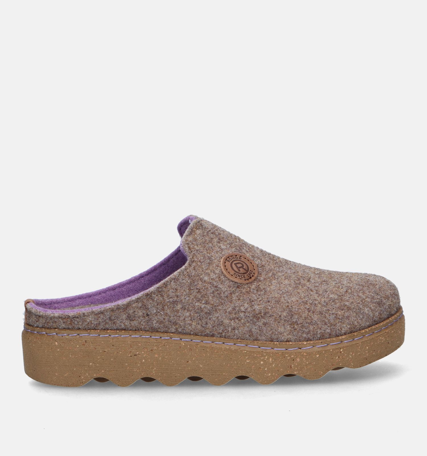 Rohde Foggia Taupe Pantoffels Voor Steunzolen Dames Pantoffels Online op TORFS.BE