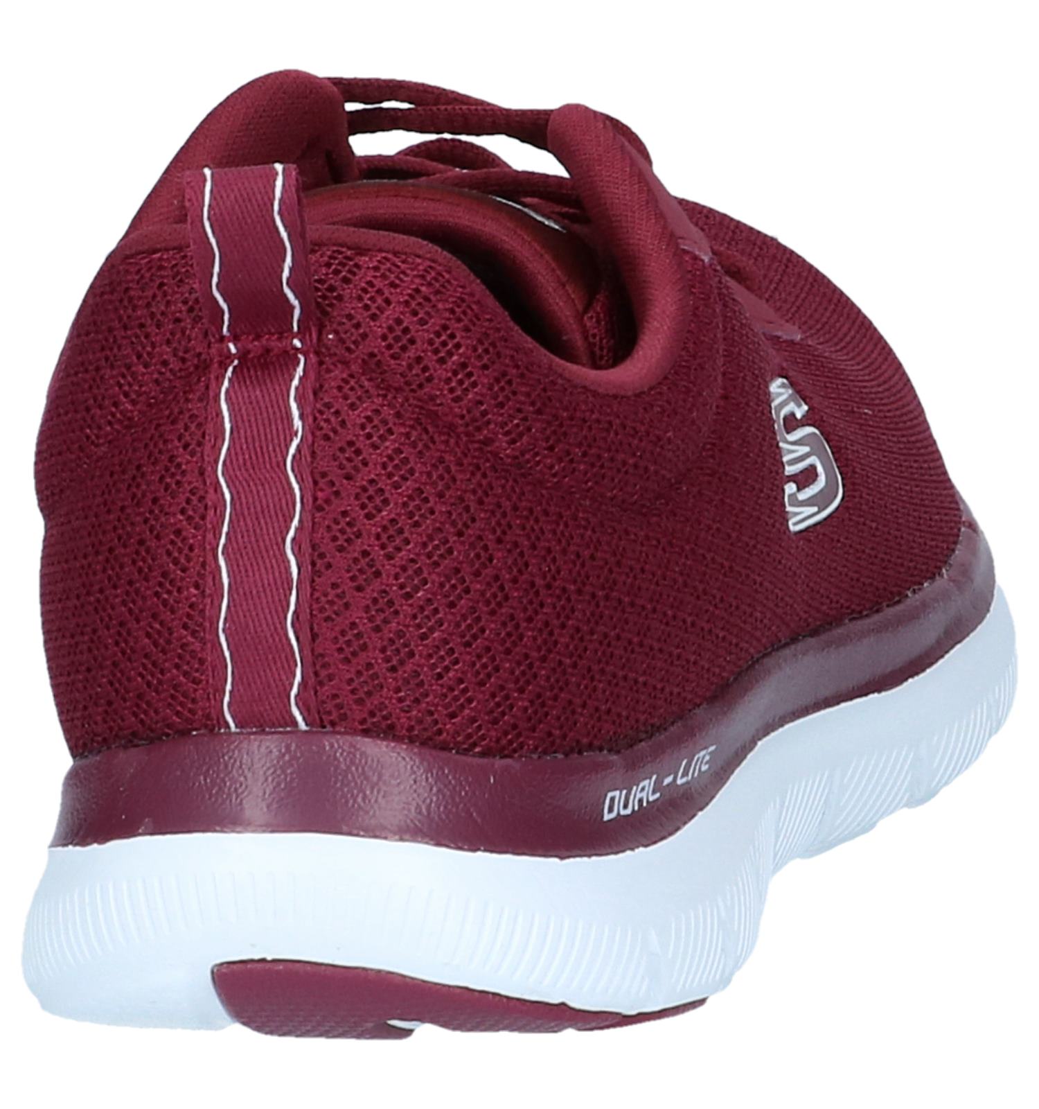 basket skechers femme bordeaux