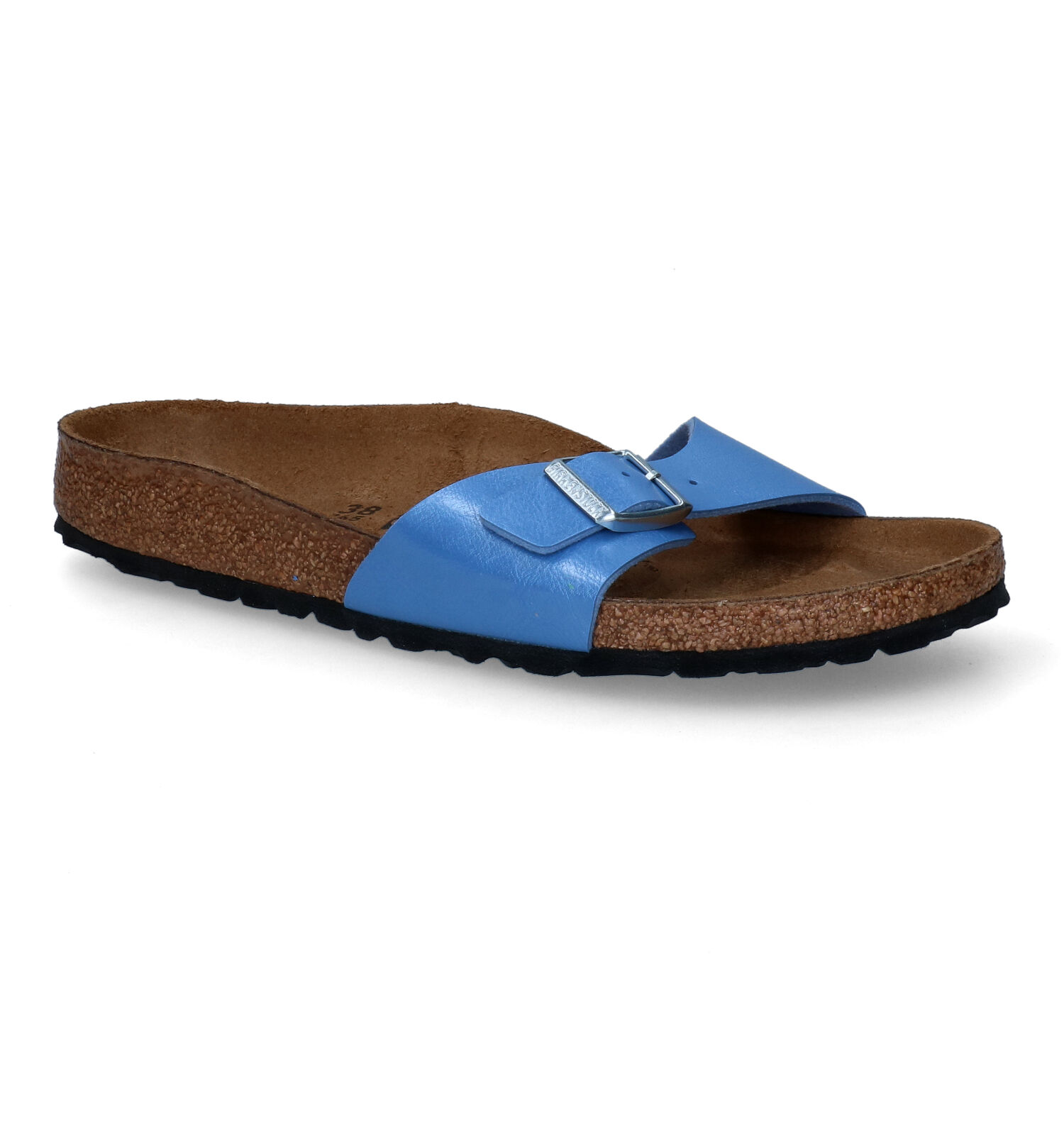 Birkenstock Madrid Blauwe Slippers Dames Slippers Online op TORFS.BE