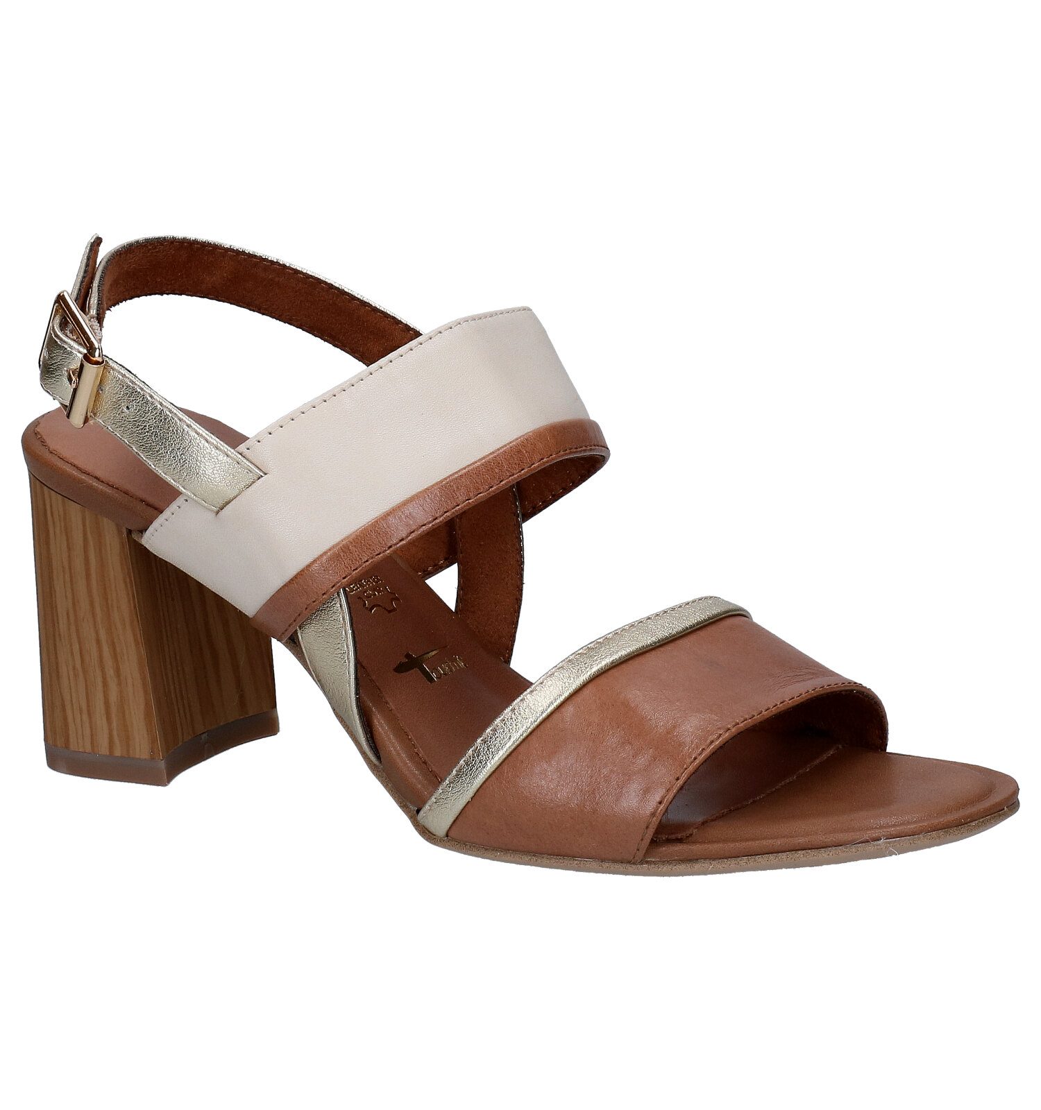 Tamaris Touch it Cognac Sandalen | TORFS.BE | Gratis verzend en retour