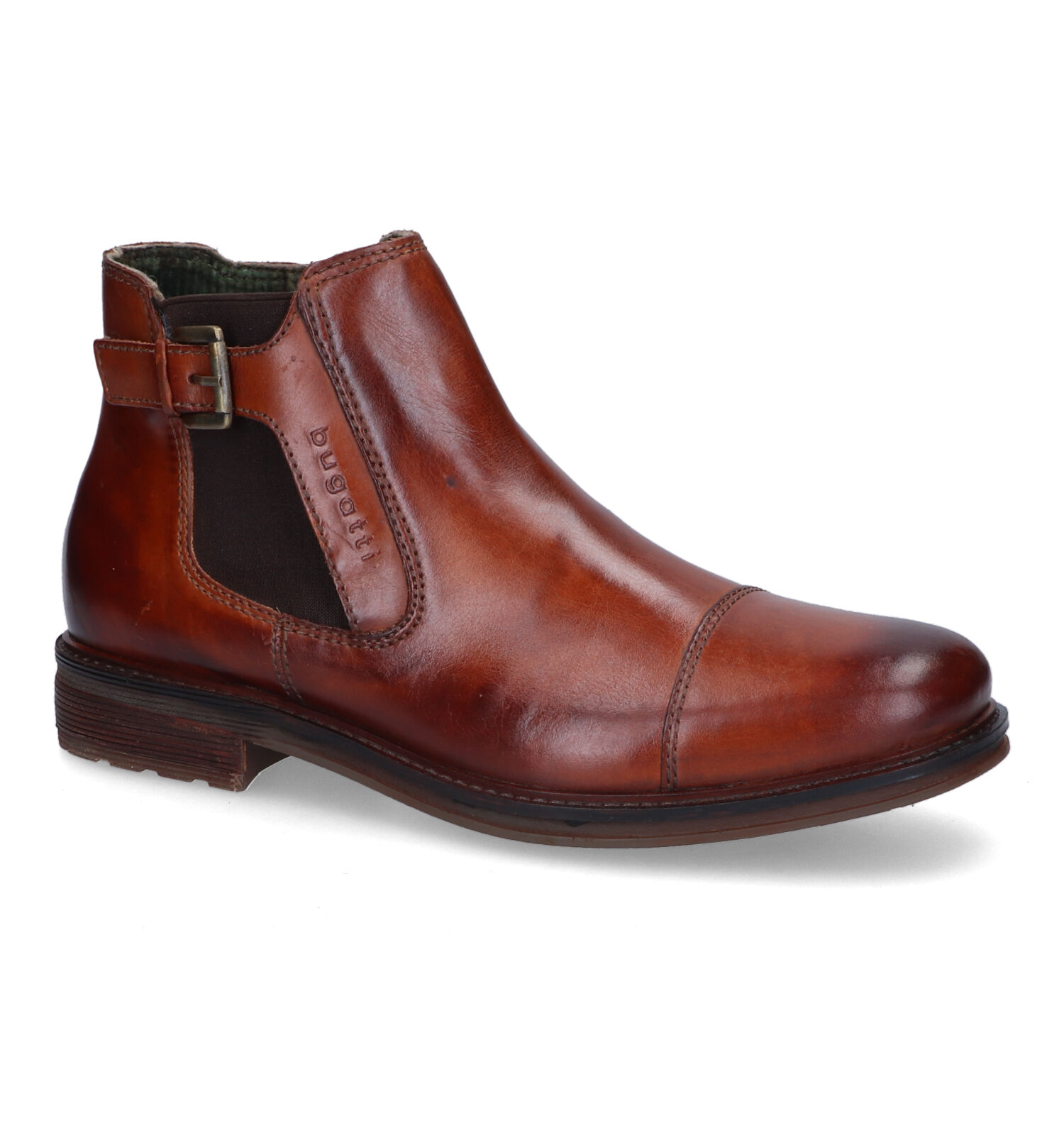 Bugatti Mirato Cognac Chelsea Boots | TORFS.BE | Gratis verzend en retour
