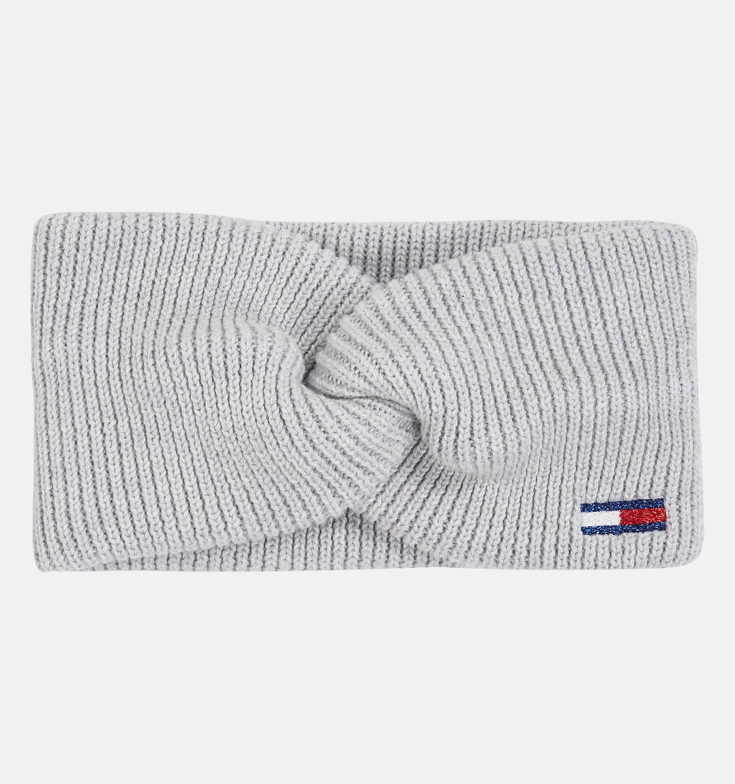 Tommy Hilfiger Flag Headband Bonnet en Gris, Femmes Bonnets