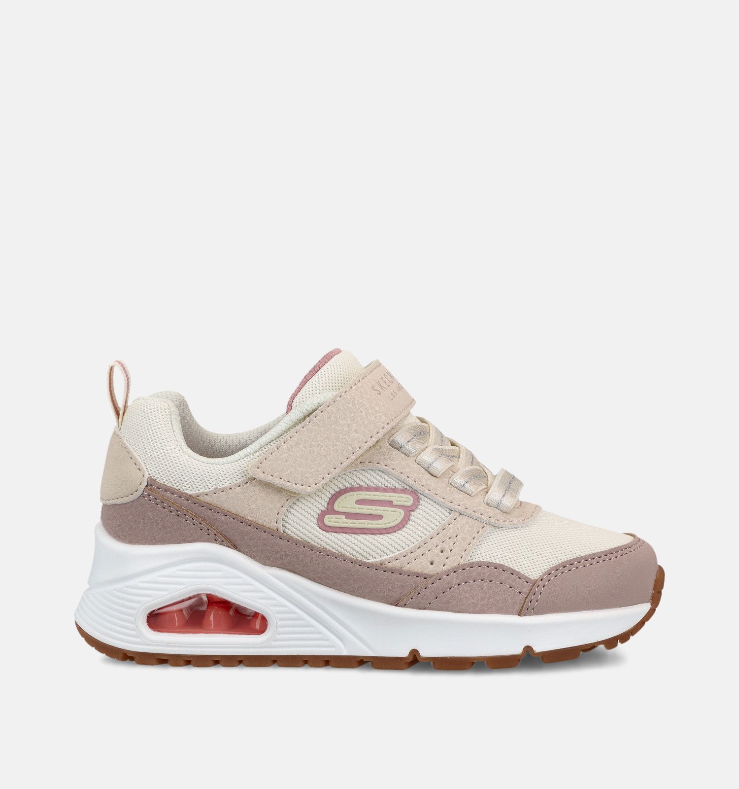 Skechers Uno Mesh Pop Baskets basses en Ecru