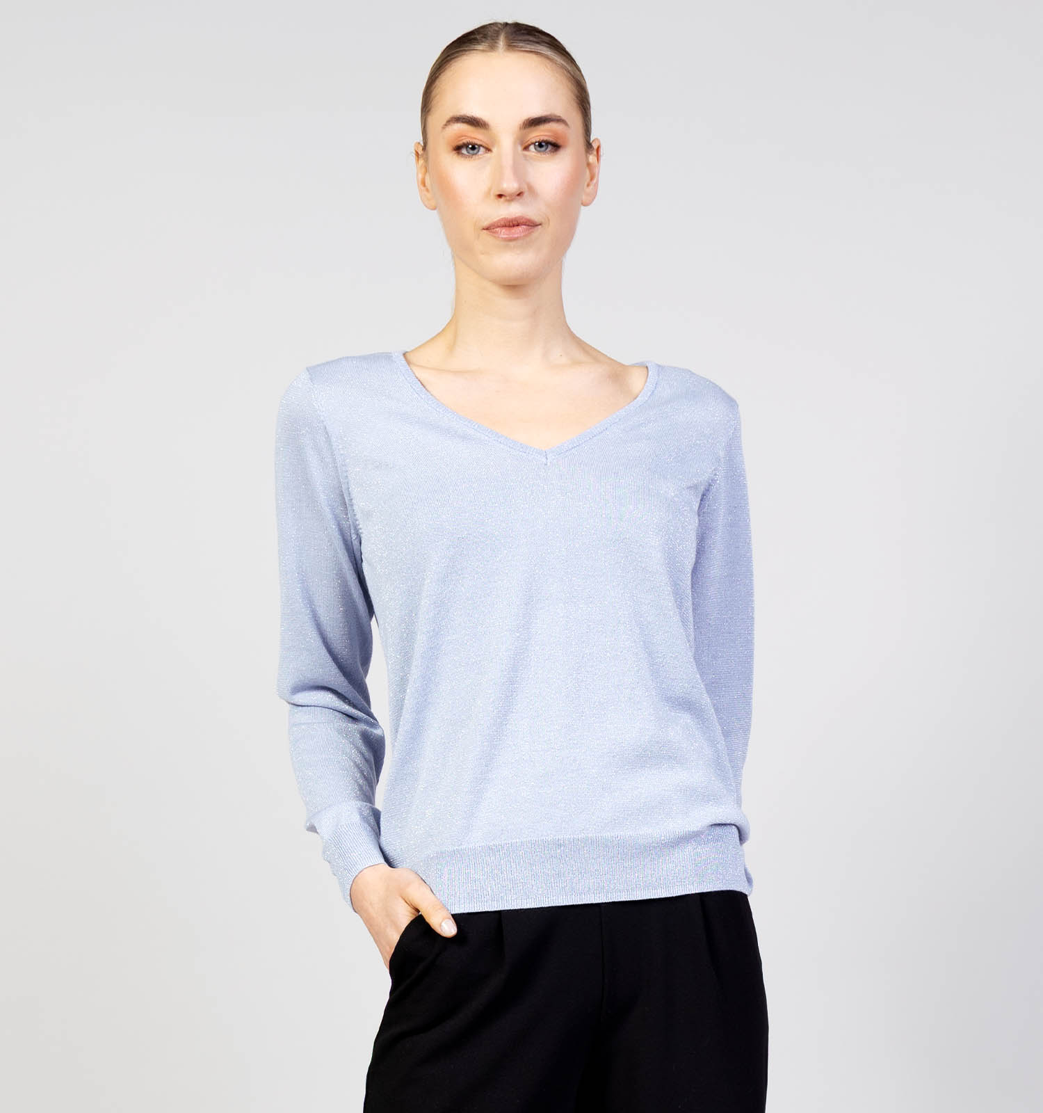 Vero Moda Blaze Glitter Blauwe Trui