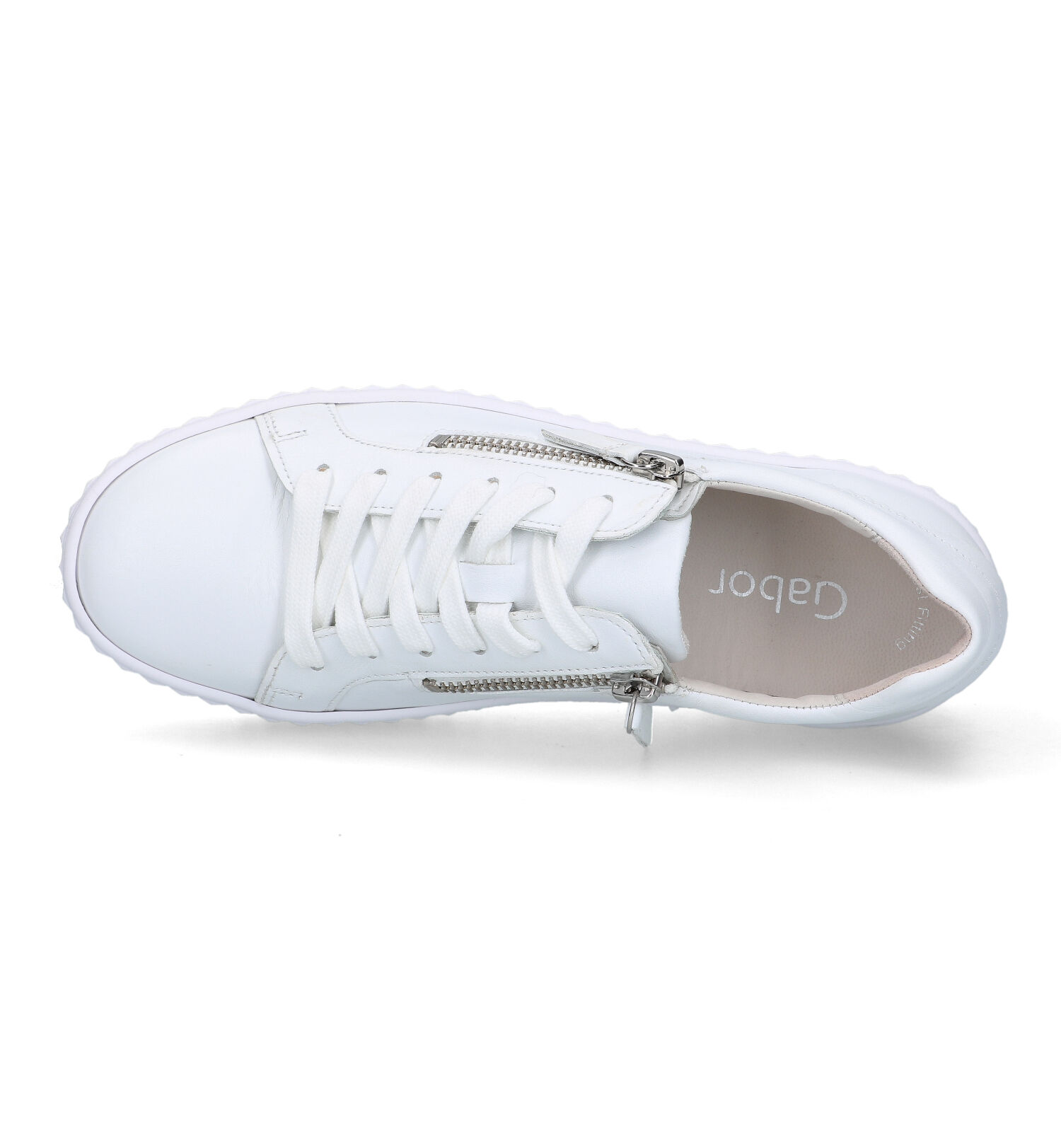 staan kalender Manie Gabor Best Fitting Witte Sneakers | Dames Sneakers