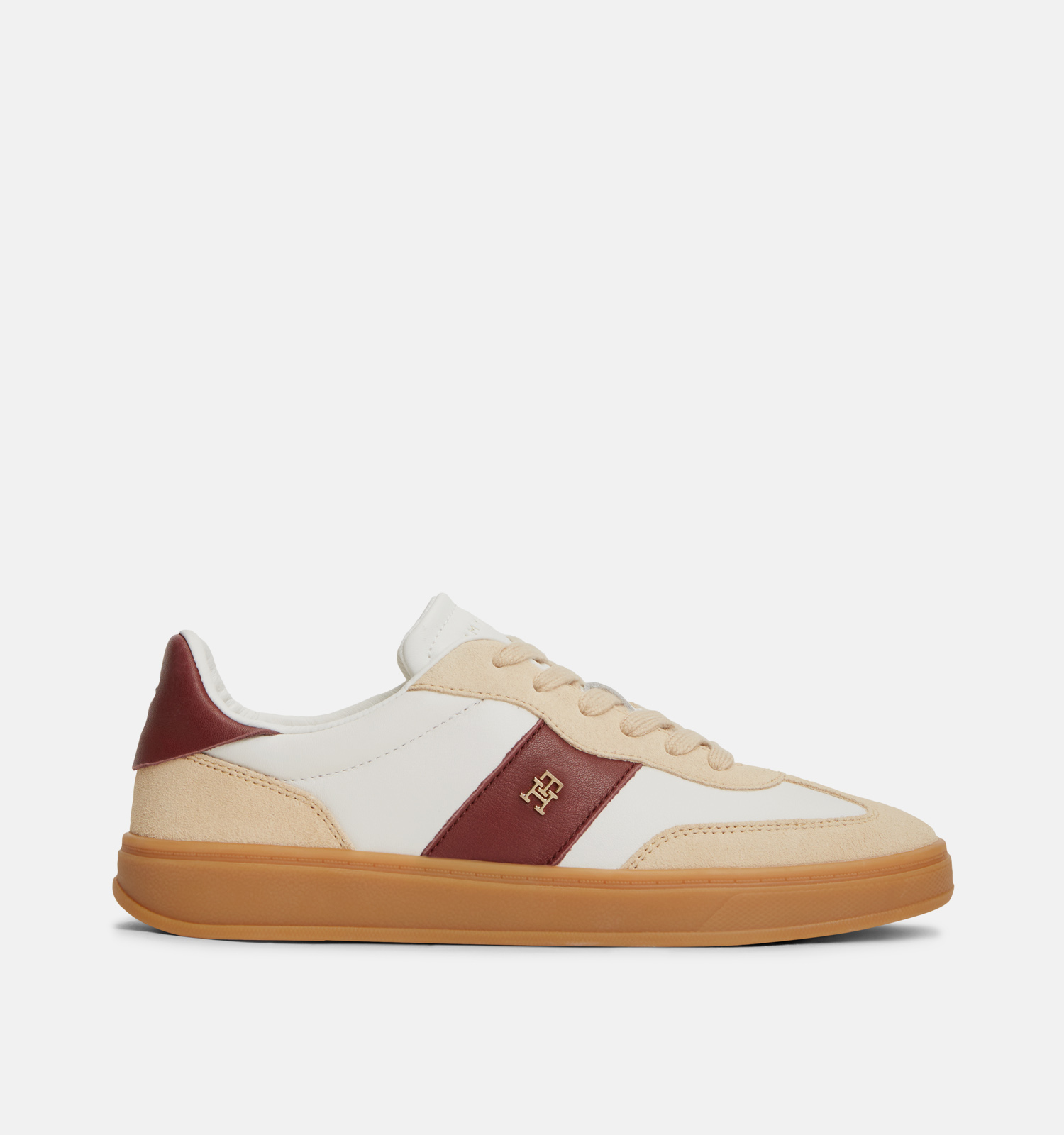 Tommy Hilfiger Premium Heritage Beige/Bordeaux Sneakers