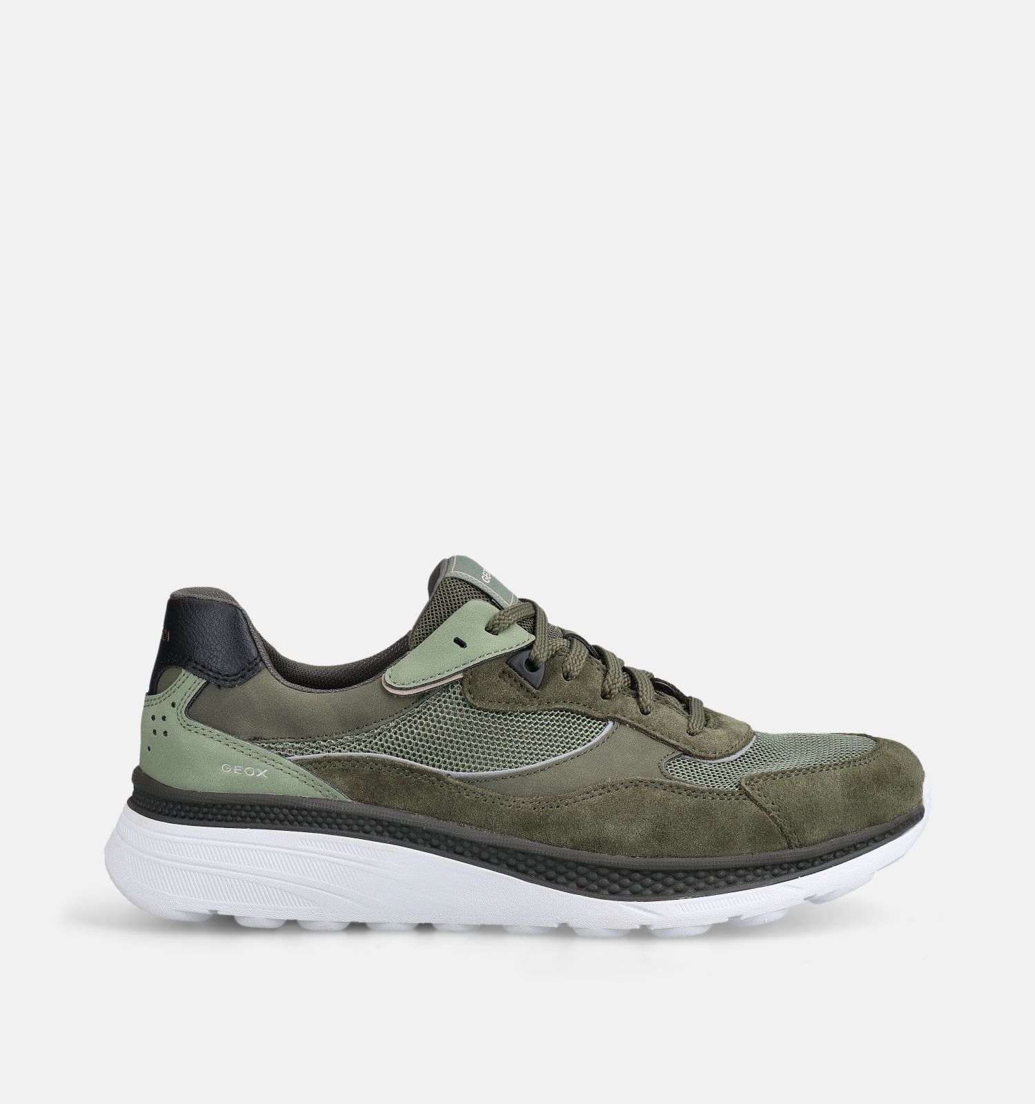 Geox Spherica Actif X1 Groene Sneakers