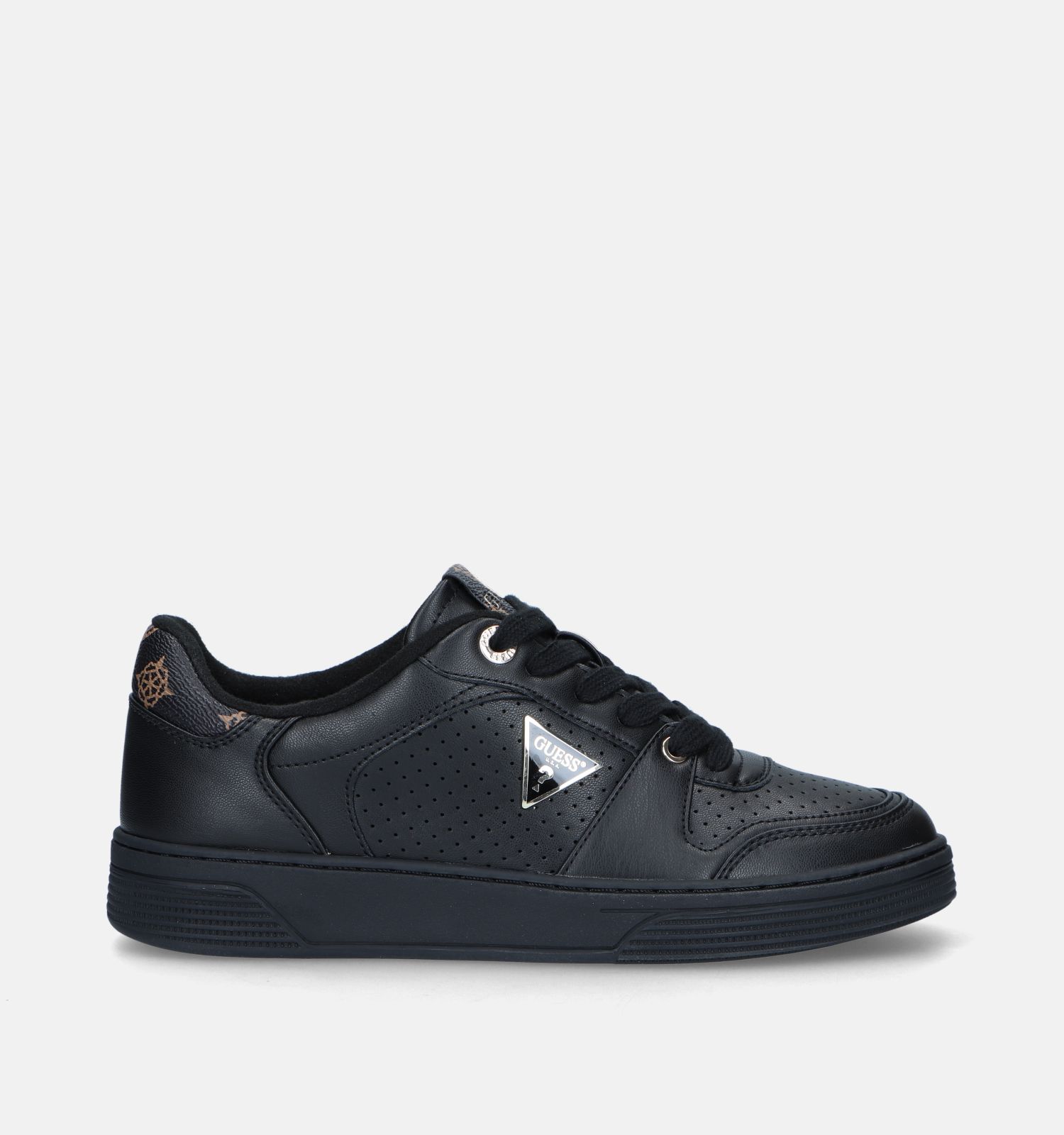 Guess Daiso Zwarte Sneakers Dames Sneakers Online op TORFS.BE