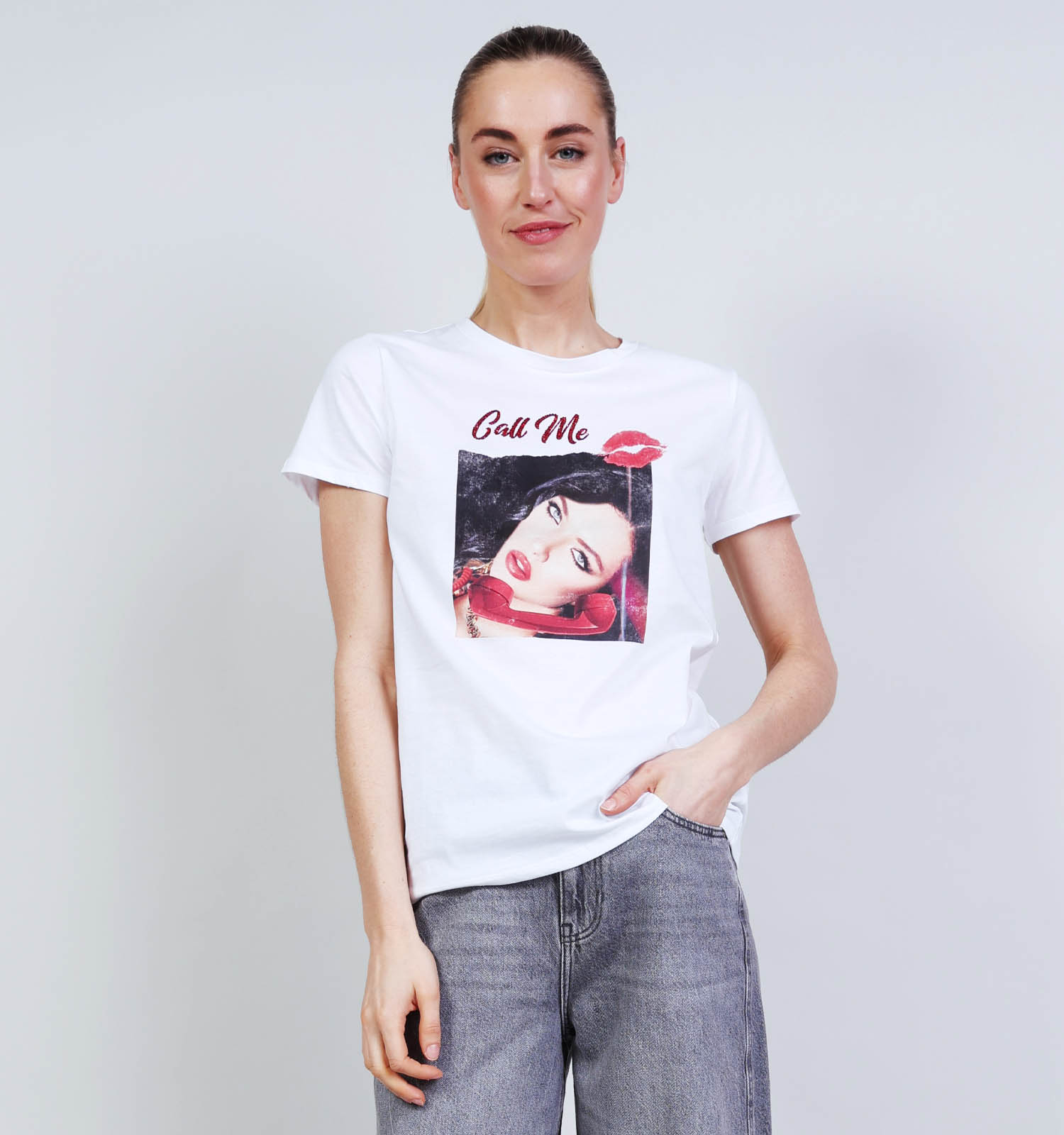 Guess Witte T-shirt met Print