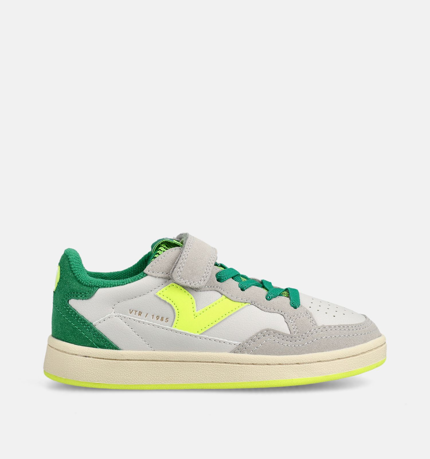 Victoria Smash Kid Baskets en Blanc/Colorblock