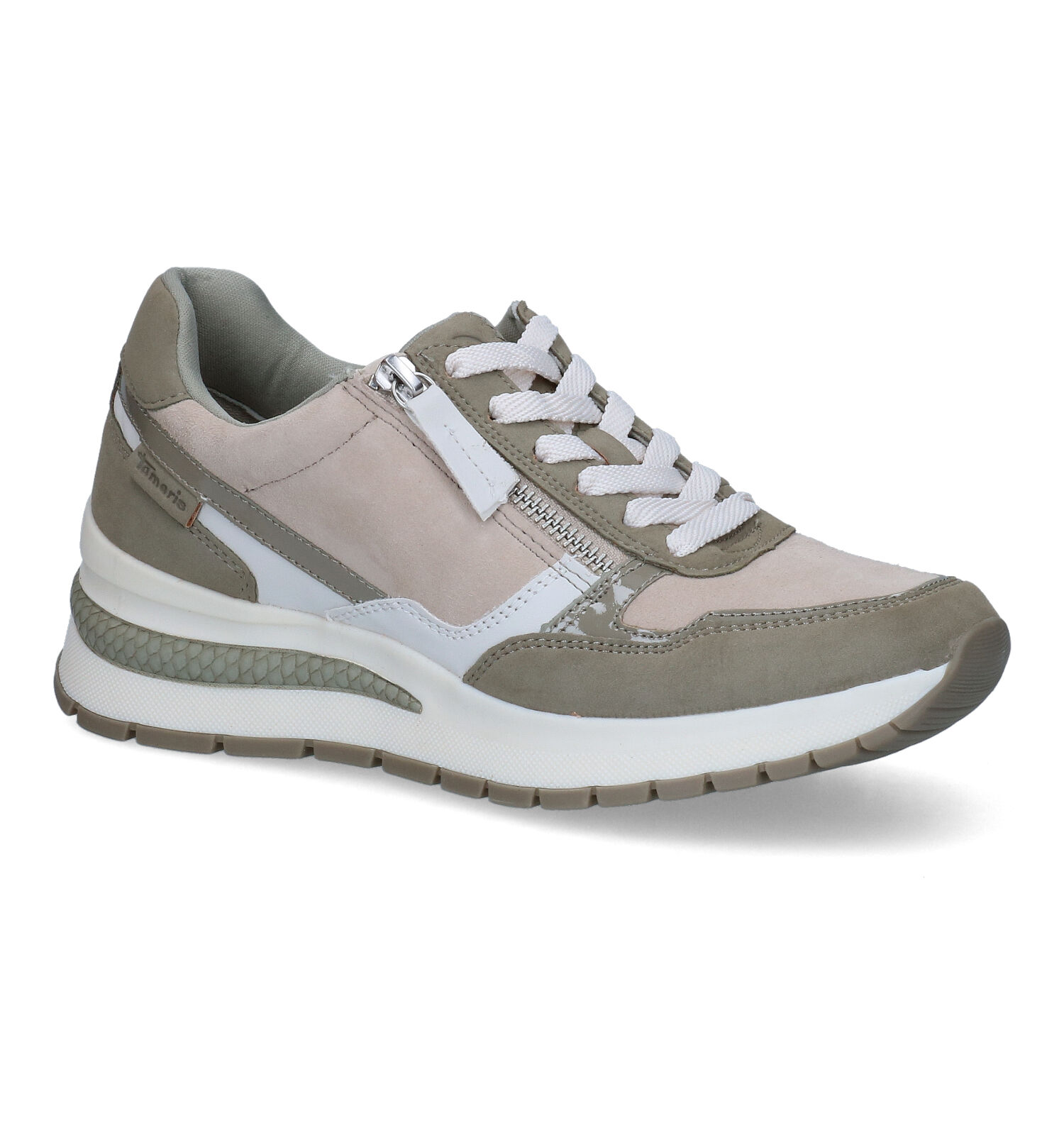 Tamaris Baskets casual en Vert kaki Femmes Baskets en ligne sur TORFS.BE