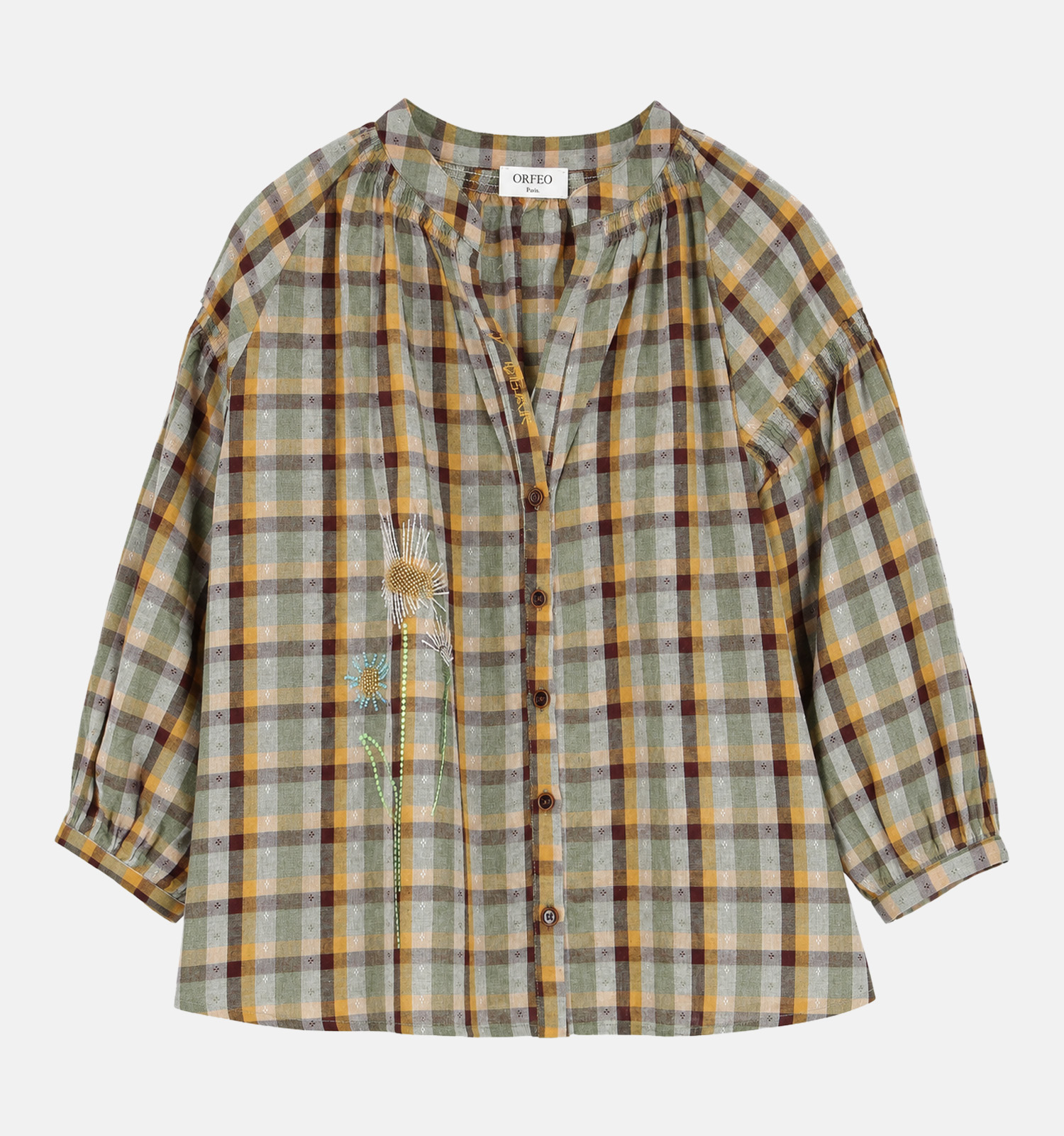 Orfeo Daniele Blouse en Vert