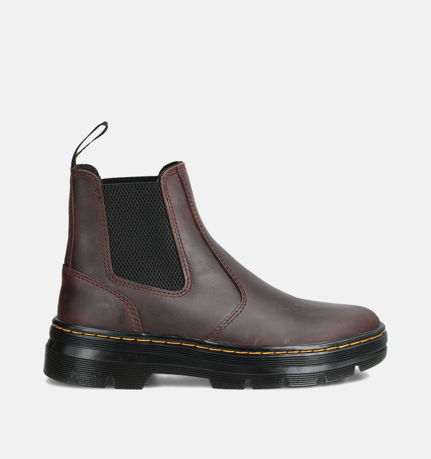 Dr. Martens Embury Leather Donkerbruine Chelsea Boots