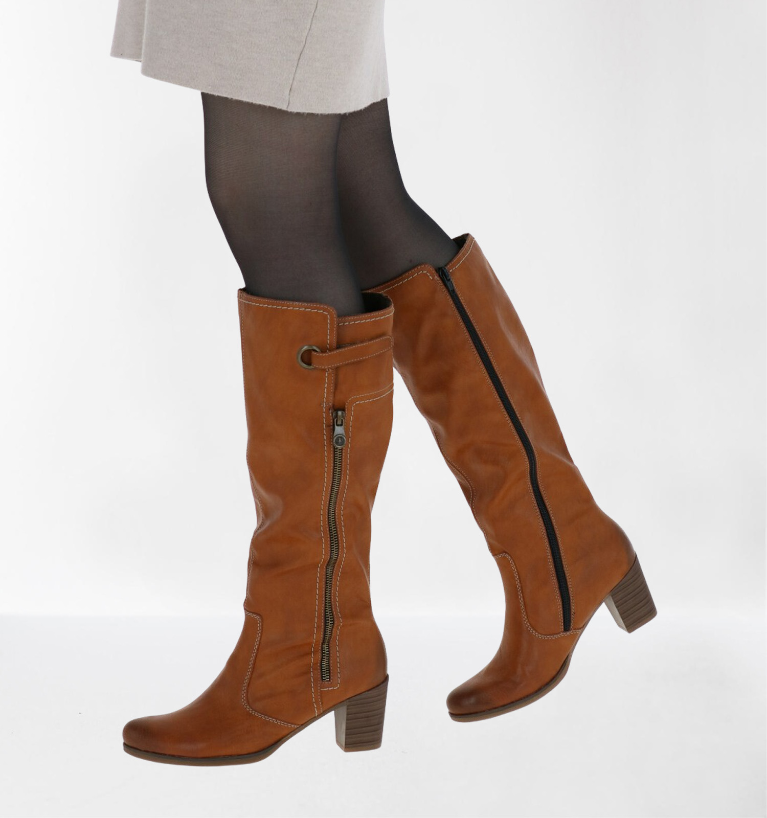 Rieker online laarzen cognac