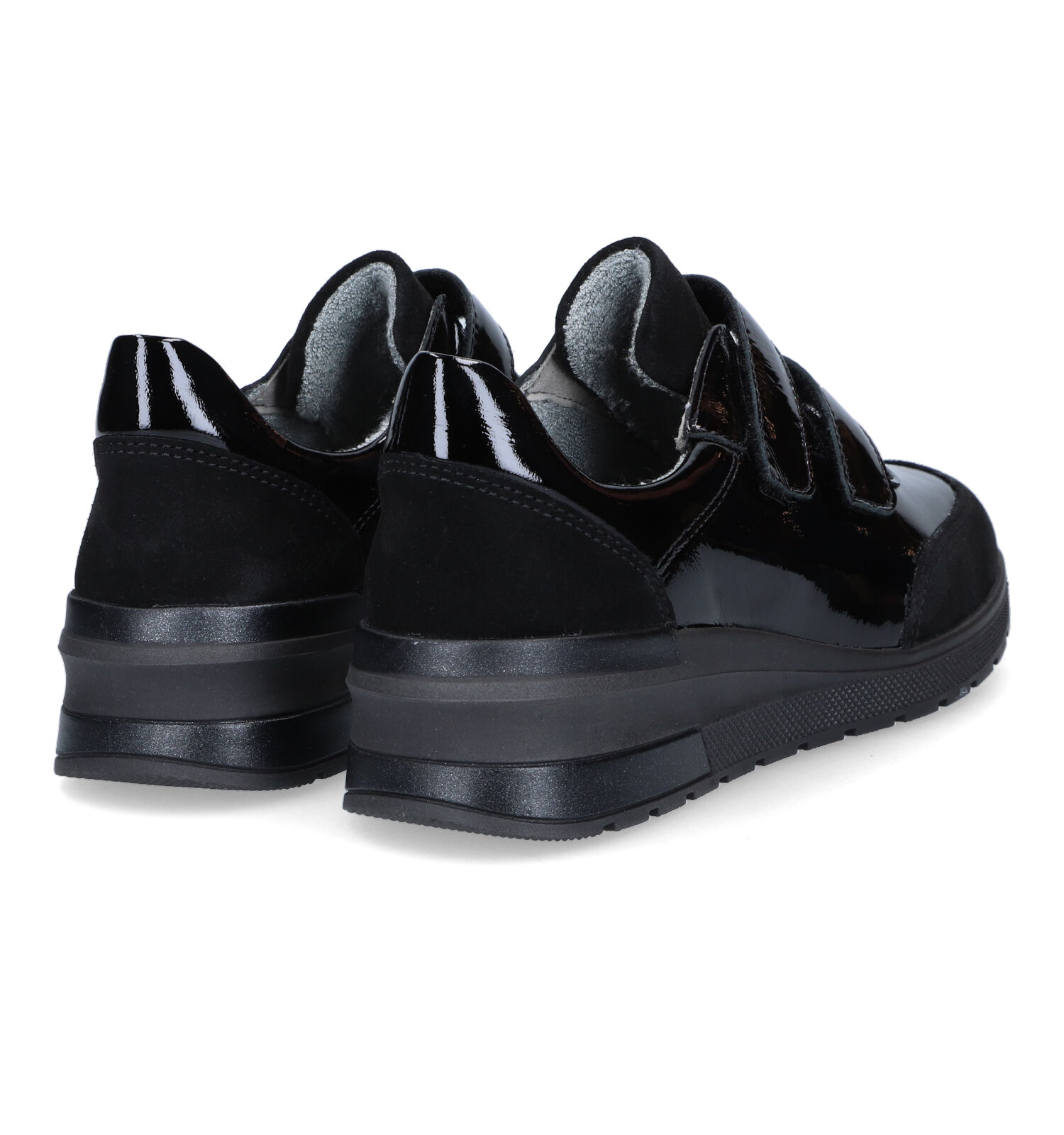 duidelijk Mand Jong Ara Neapel Tron Zwarte Velcroschoenen | Dames Lage schoenen